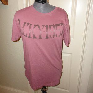 Lucky Unisex Mauve "LCKY-1957" Mauve T-Shirt Size M
